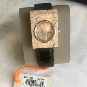 NWT?Fossil Opening Ceremony leather/stone Watch Fossil X Opening Ceremony Watch :: Behance main image 4